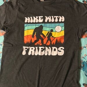 Graphic Tee - Hike with Friends - Black